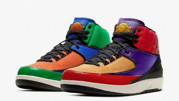 Nike Air Jordan 2 Sko Herre Lilla Multicolor