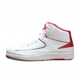 Nike Air Jordan 2 Varsity Sko Herre Hvite Rød