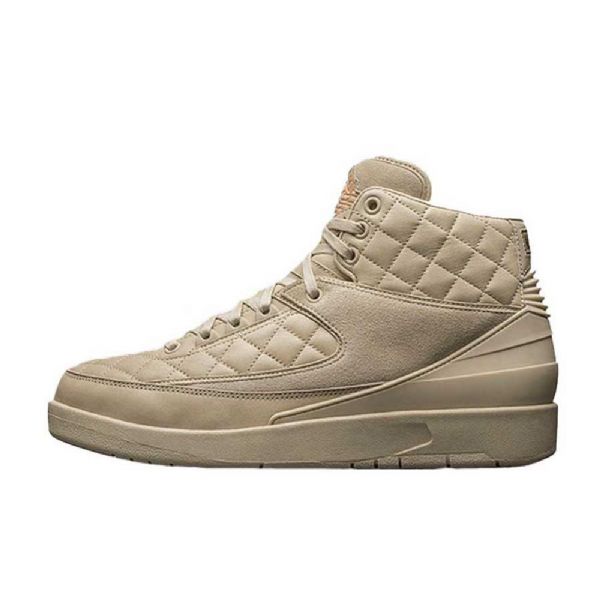 Nike Just Don X Air Jordan 2 Cream Sko Herre Brune
