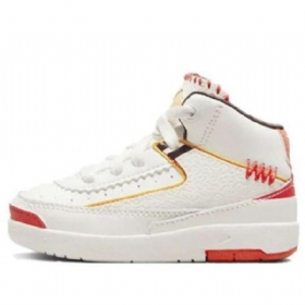 Nike Maison Château Rouge X Air Jordan 2 Td Sko Barn Khaki