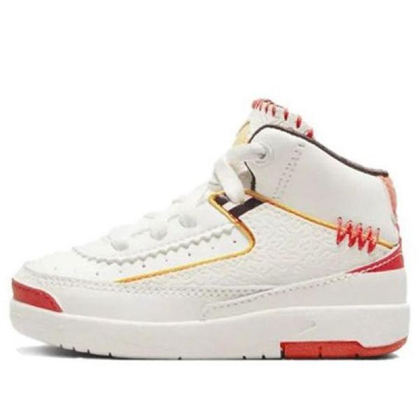 Nike Maison Château Rouge X Air Jordan 2 Td Sko Barn Khaki