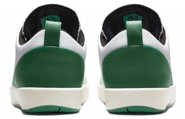 Nike Nina Chanel Abney X Air Jordan 2 Retro Low Tops Basketball Shoes Dame Hvite Grønn