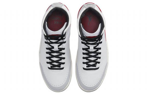 Nike Nina Chanel Abney X Air Jordan 2 Retro Se Basketball Shoes Herre Hvite Rød