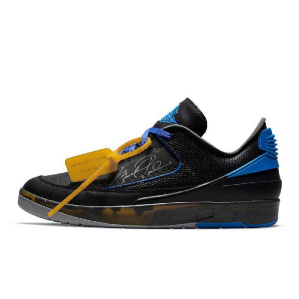 Nike Off-white X Air Jordan 2 Low Tops Sko Dame Svarte