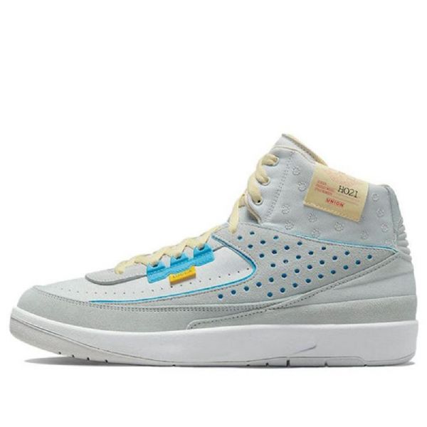 Nike Union La X Air Jordan 2 Retro Basketball Shoes Herre Grå Blå