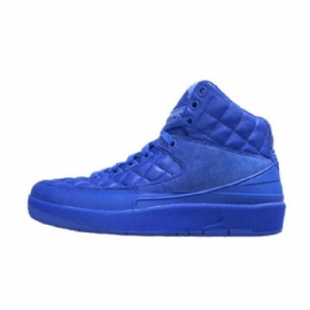 Nike X Just Don Air Jordan 2 Retro Bright Sko Herre Blå