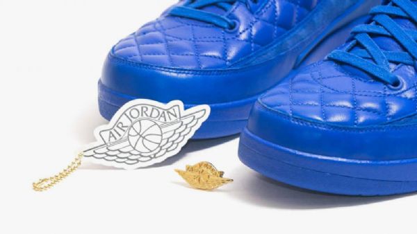 Nike X Just Don Air Jordan 2 Retro Bright Sko Herre Blå