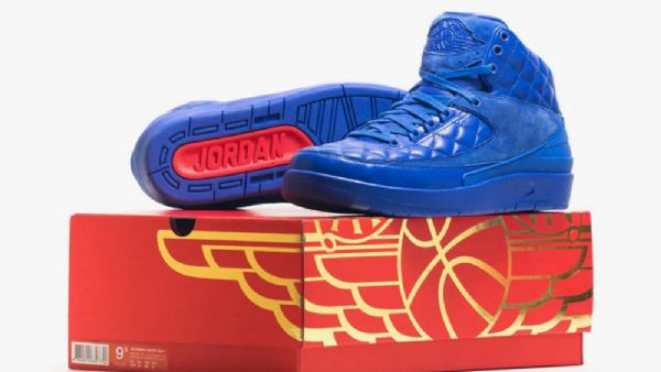 Nike X Just Don Air Jordan 2 Retro Bright Sko Herre Blå