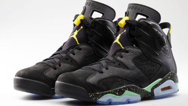 Nike Air Jordan 6 Brazil Pack Sko Herre Svarte