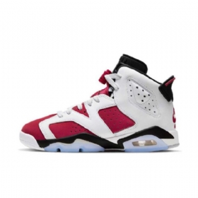 Nike Air Jordan 6 Carmine Gs Sko Dame Multicolor