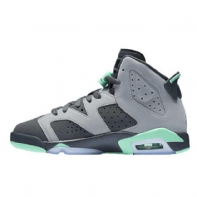 Nike Air Jordan 6 Gg Glow Tops Sko Herre Grå Grønn