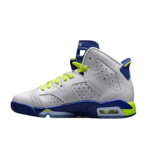 Nike Air Jordan 6 Girls Fierce Sko Herre Hvite Grønn
