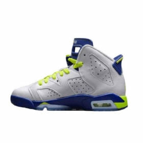 Nike Air Jordan 6 Girls Fierce Sko Herre Hvite Grønn