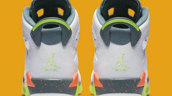 Nike Air Jordan 6 Gs Ghost Sko Herre Hvite Grønn