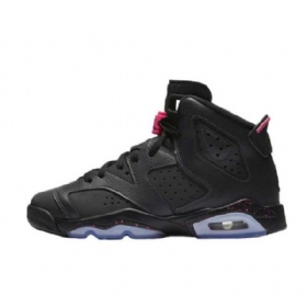 Nike Air Jordan 6 Gs Sko Herre Svarte Rosa