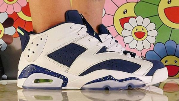 Nike Air Jordan 6 Low Tops Ghost Sko Herre Hvite Grønn