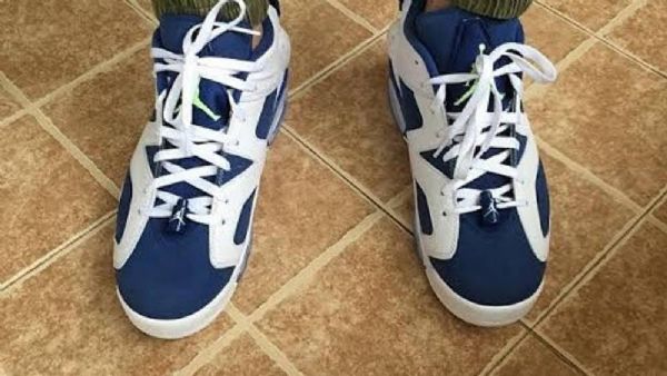 Nike Air Jordan 6 Low Tops Ghost Sko Herre Hvite Grønn