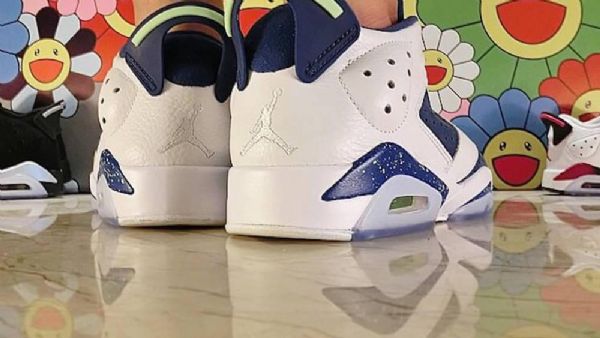 Nike Air Jordan 6 Low Tops Ghost Sko Herre Hvite Grønn