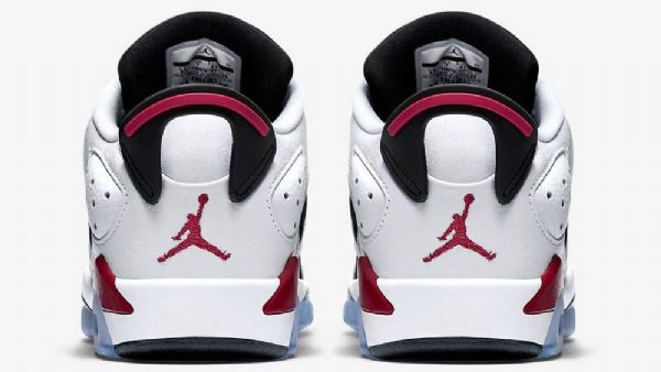 Nike Air Jordan 6 Low Tops Gs Fuchsia Sko Herre Hvite Svarte