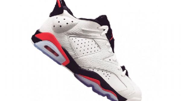 Nike Air Jordan 6 Low Tops Infrared Sko Herre Hvite Rød