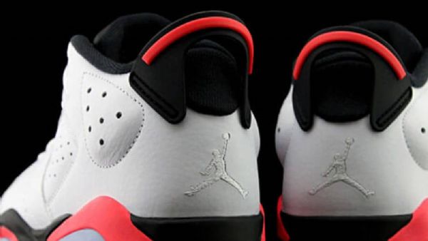 Nike Air Jordan 6 Low Tops Infrared Sko Herre Hvite Rød