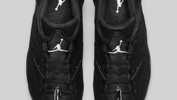 Nike Air Jordan 6 Low Tops Sko Herre Svarte Sølv