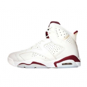 Nike Air Jordan 6 Maroon Sko Herre Khaki