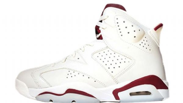 Nike Air Jordan 6 Maroon Sko Herre Khaki