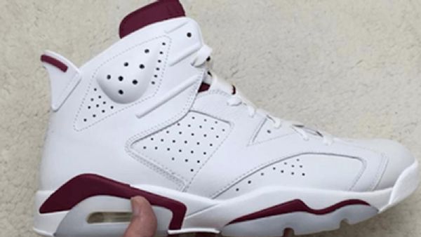 Nike Air Jordan 6 Maroon Sko Herre Khaki