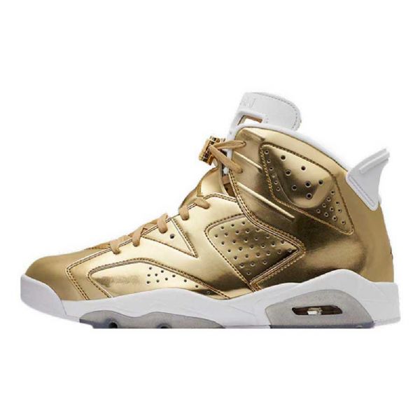 Nike Air Jordan 6 Pinnacle Sko Herre Gull