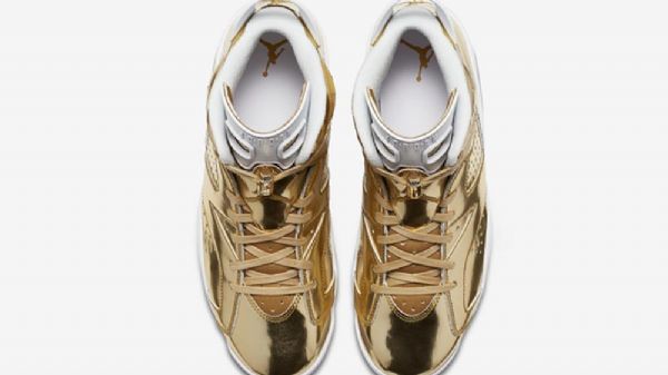 Nike Air Jordan 6 Pinnacle Sko Herre Gull