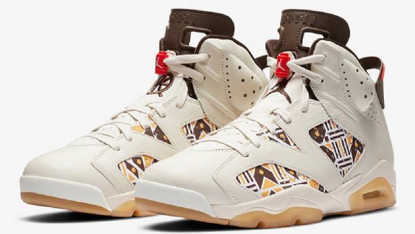Nike Air Jordan 6 Quai 54 Sko Herre Oransje