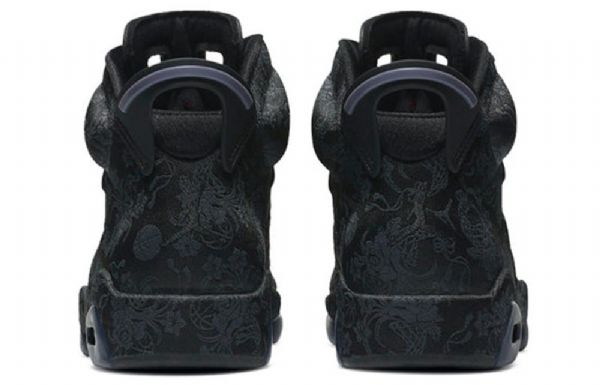 Nike Air Jordan 6 Retro Basketball Shoes Dame Svarte