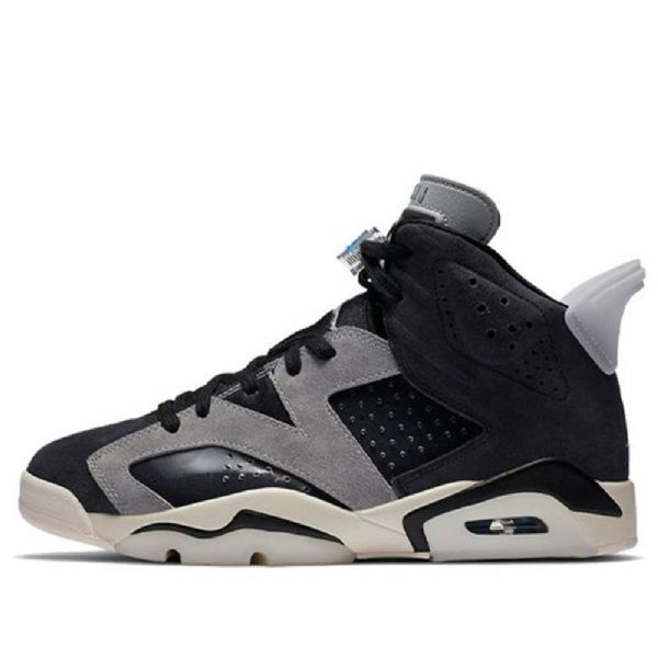 Nike Air Jordan 6 Retro Basketball Shoes Dame Svarte Grå