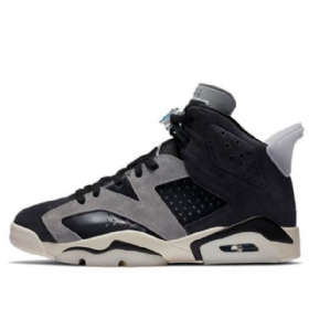 Nike Air Jordan 6 Retro Basketball Shoes Dame Svarte Grå