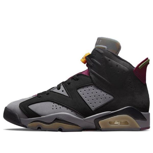 Nike Air Jordan 6 Retro Basketball Shoes Herre Burgunder