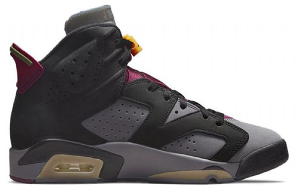 Nike Air Jordan 6 Retro Basketball Shoes Herre Burgunder