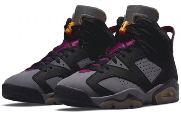 Nike Air Jordan 6 Retro Basketball Shoes Herre Burgunder