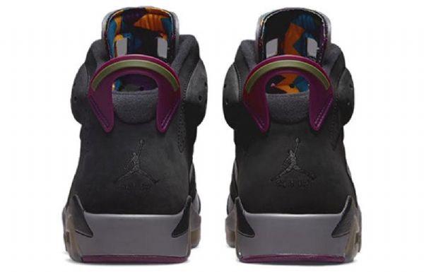 Nike Air Jordan 6 Retro Basketball Shoes Herre Burgunder