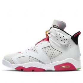 Nike Air Jordan 6 Retro Basketball Shoes Herre Grå Rød