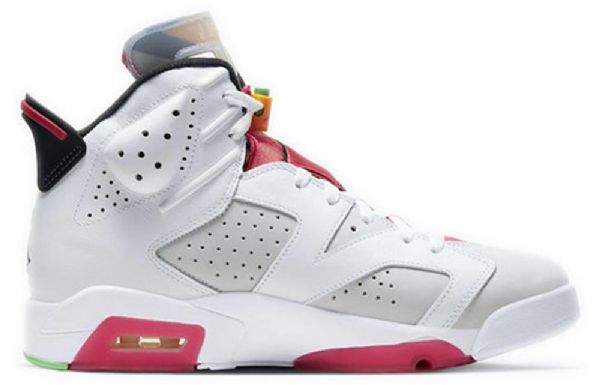 Nike Air Jordan 6 Retro Basketball Shoes Herre Grå Rød