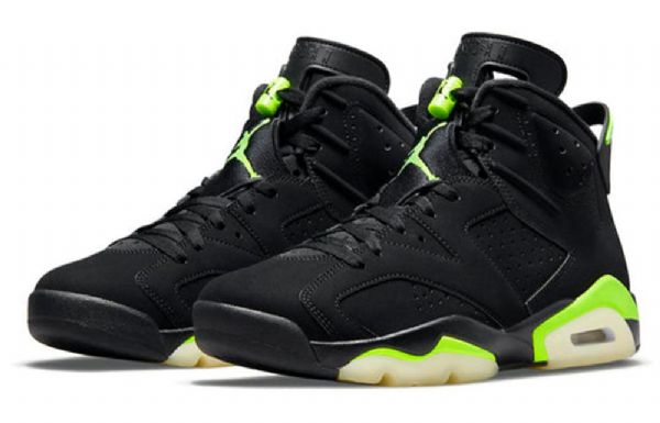 Nike Air Jordan 6 Retro Basketball Shoes Herre Grønn