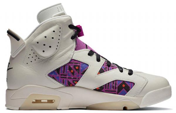 Nike Air Jordan 6 Retro Basketball Shoes Herre Lilla