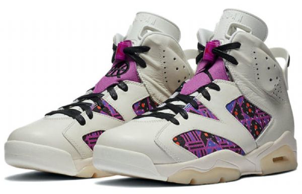 Nike Air Jordan 6 Retro Basketball Shoes Herre Lilla
