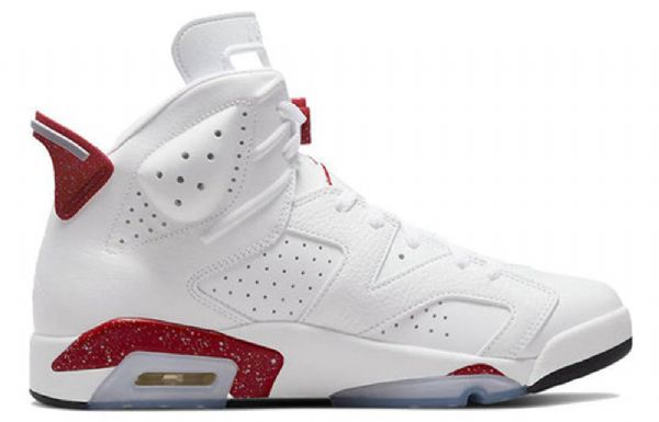 Nike Air Jordan 6 Retro Basketball Shoes Herre Rød
