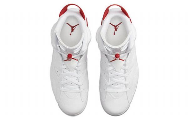 Nike Air Jordan 6 Retro Basketball Shoes Herre Rød