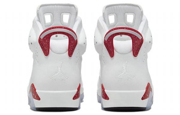 Nike Air Jordan 6 Retro Basketball Shoes Herre Rød