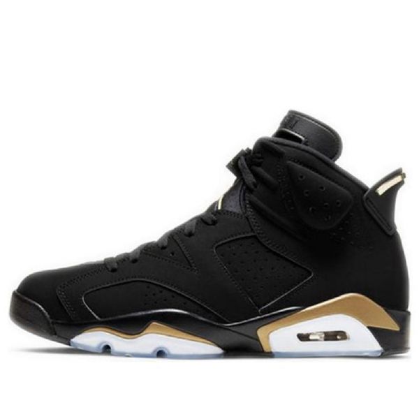 Nike Air Jordan 6 Retro Basketball Shoes Herre Svarte