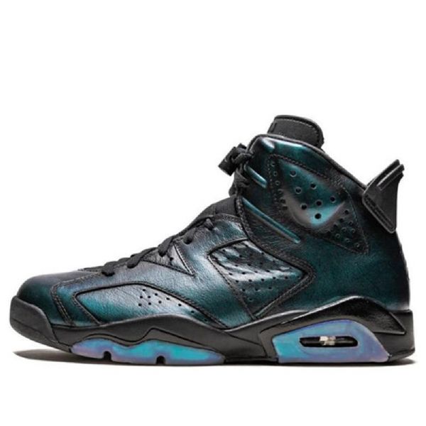 Nike Air Jordan 6 Retro Basketball Shoes Herre Svarte