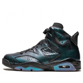 Nike Air Jordan 6 Retro Basketball Shoes Herre Svarte